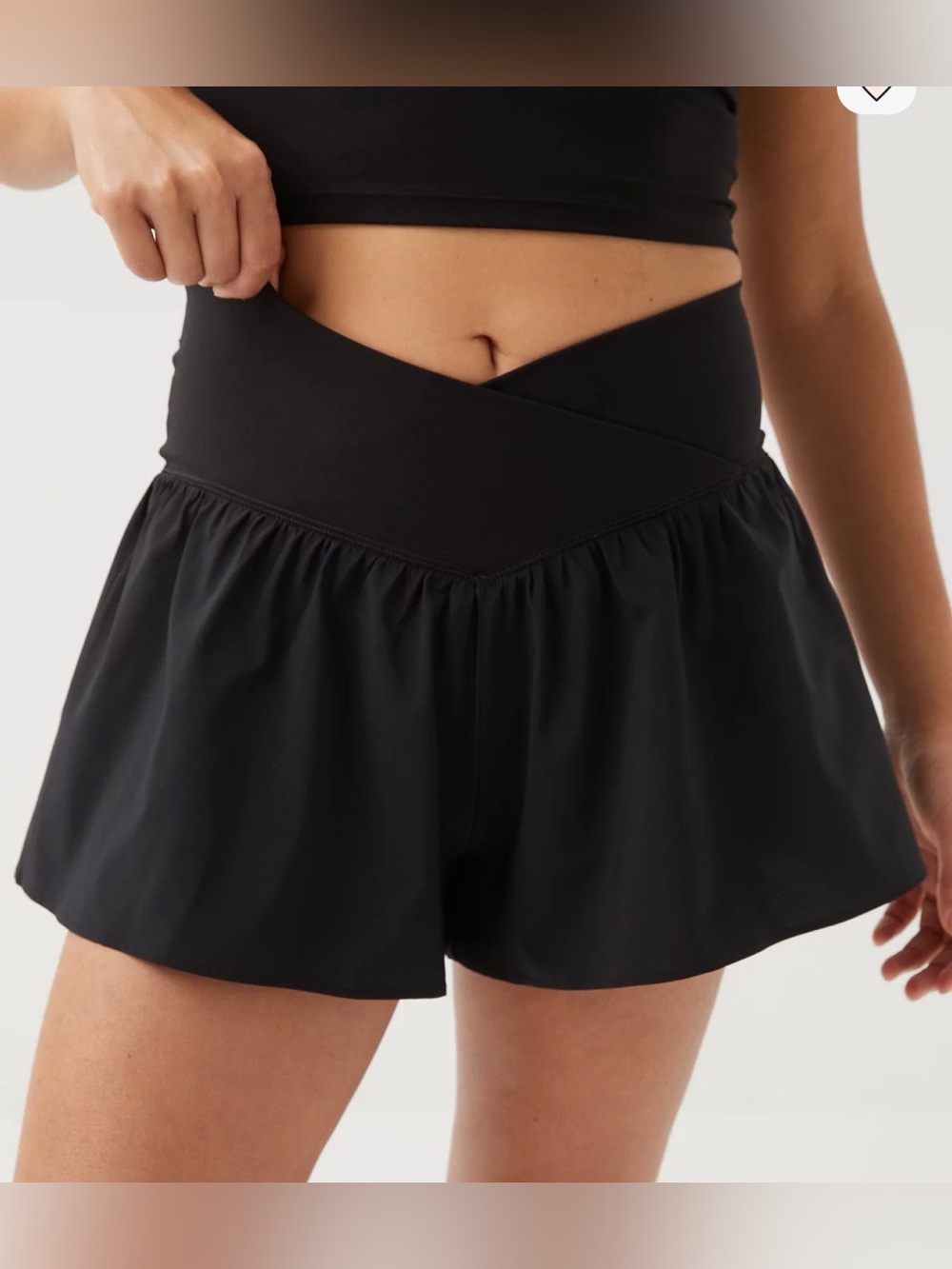 AERIE Offline Sport Crop Top & Shorts Set - Picture 7 of 9